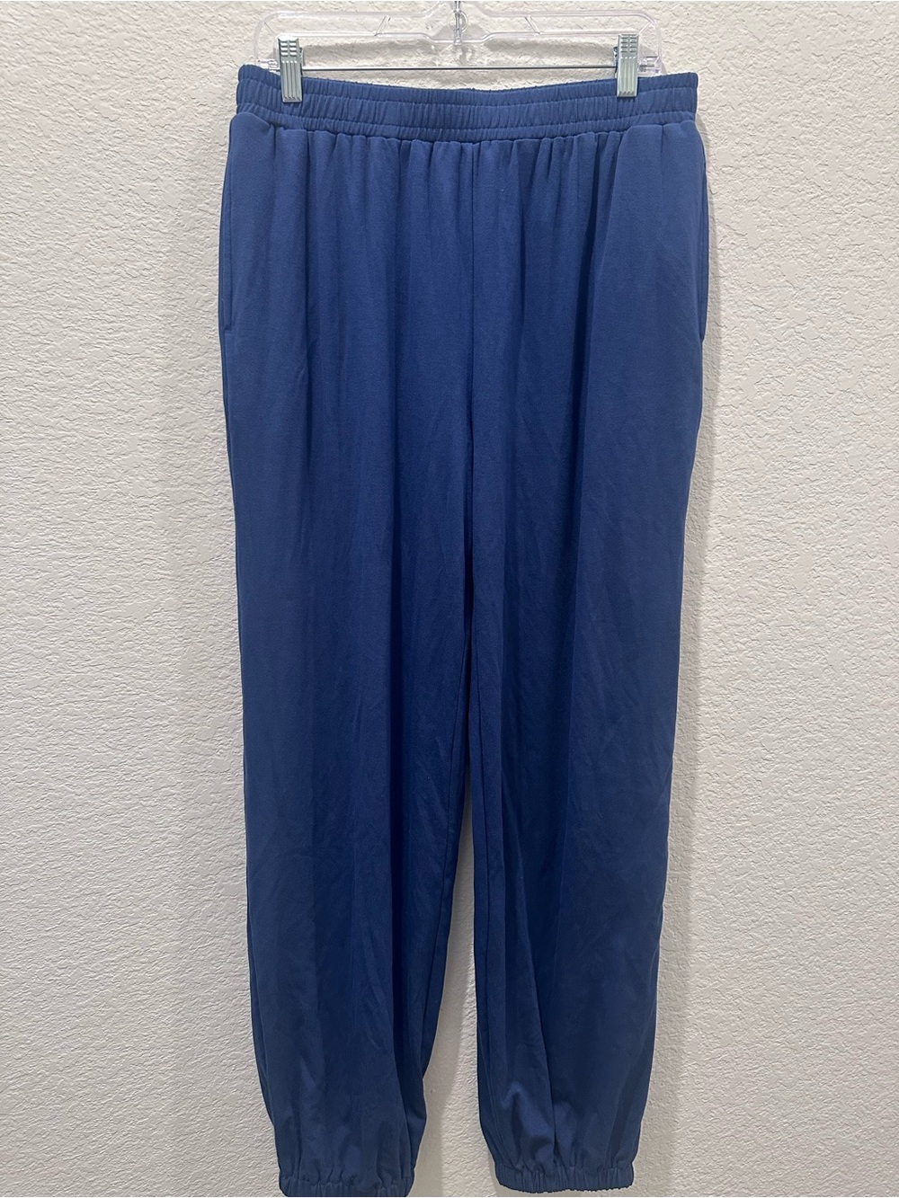 Sweetkama Blue Velour Jogger Pants Women’s XL Lounge Sweatpants